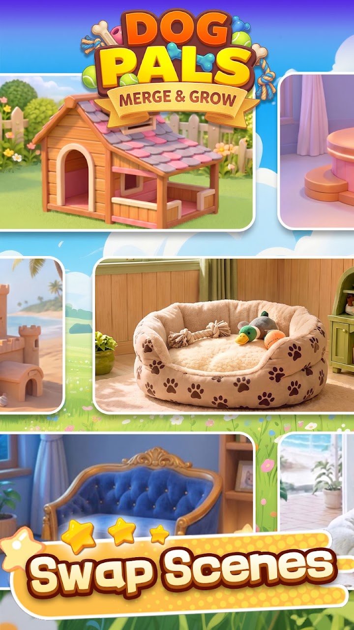 Dog Pals: Merge & Grow screenshot