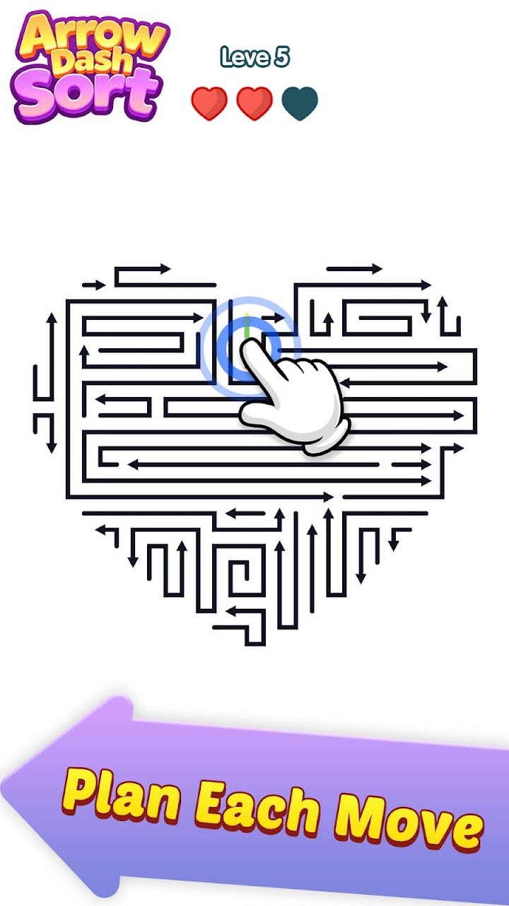 Arrow Dash Sort screenshot