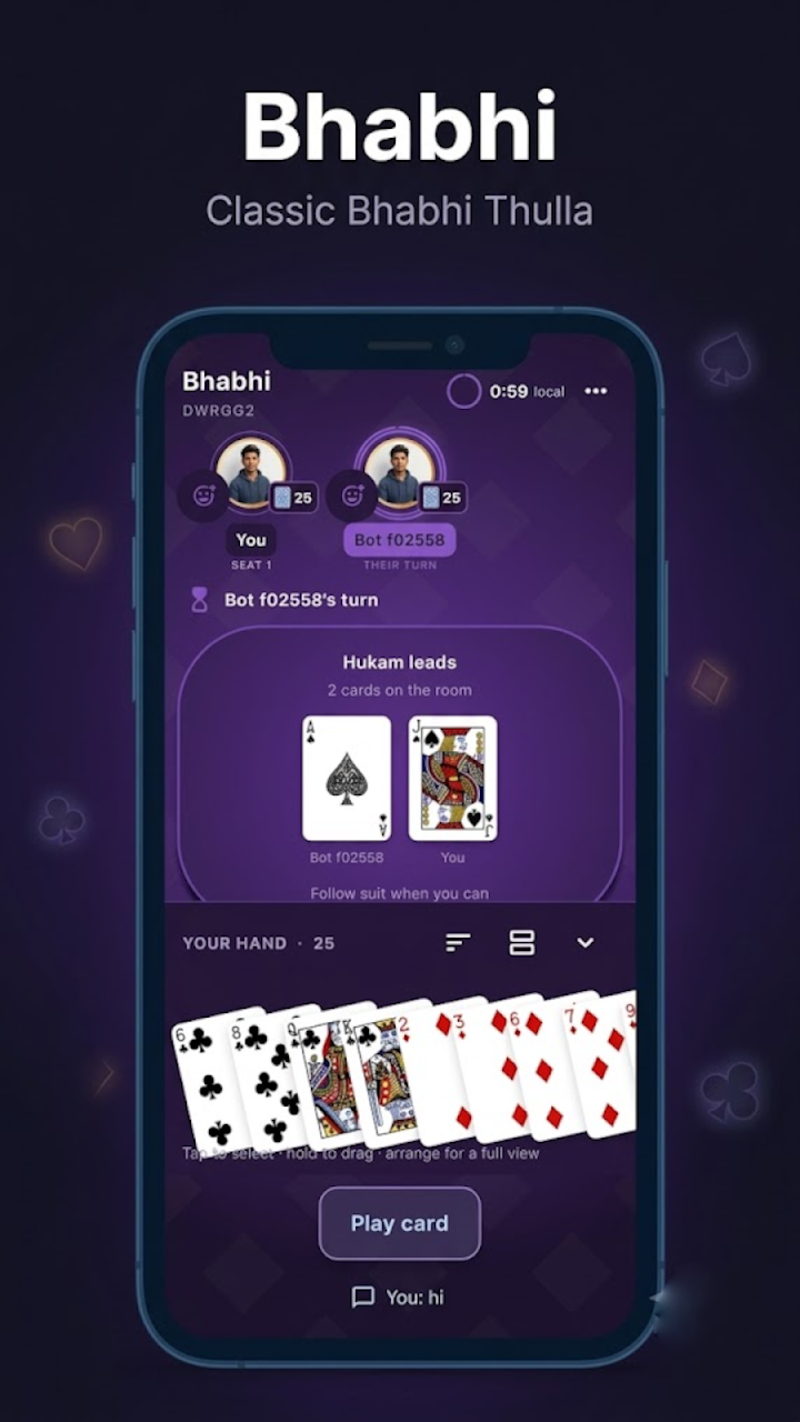 Taash Online: Bhabhi, Daketi * screenshot