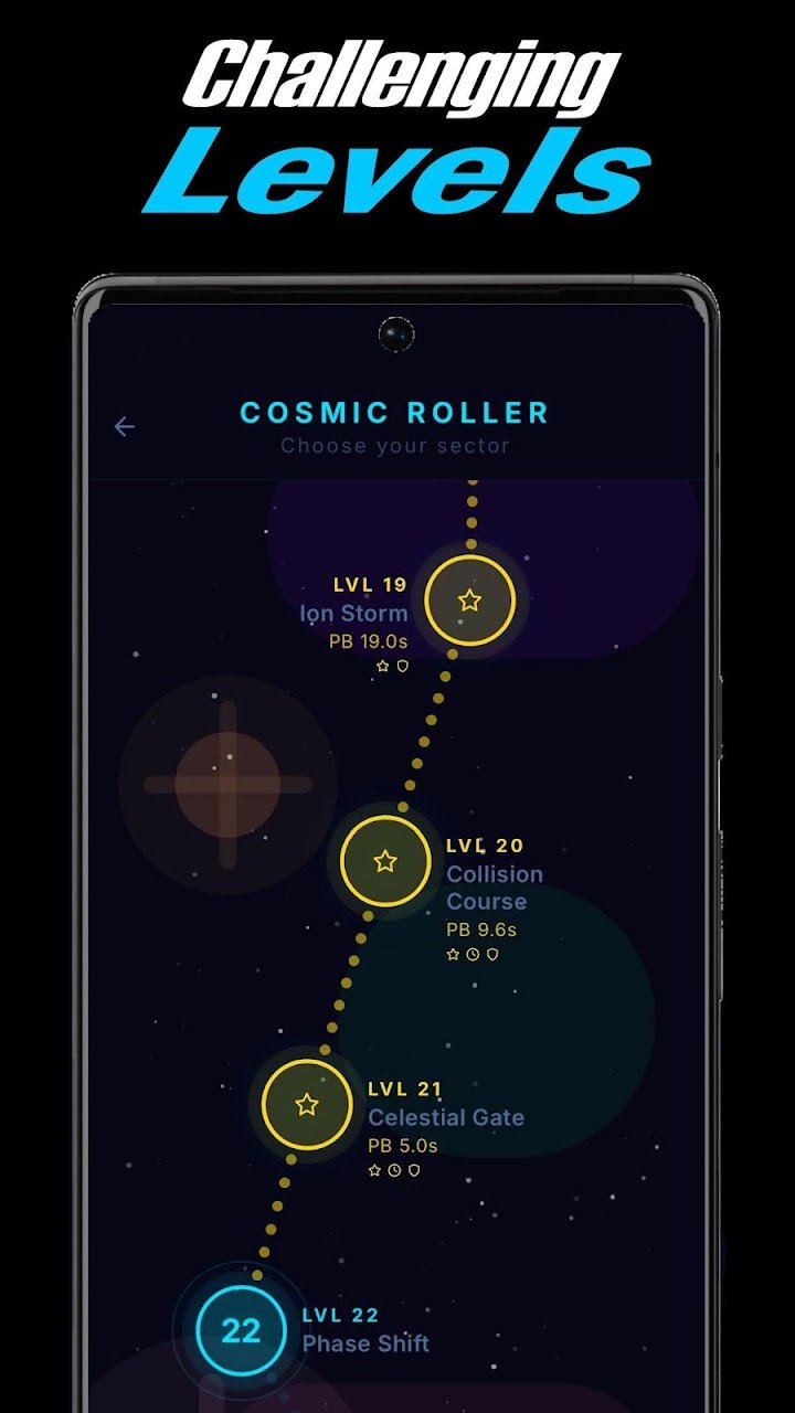 Cosmic roller screenshot