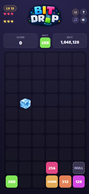 Bit Drop: Puzzle Game screenshot