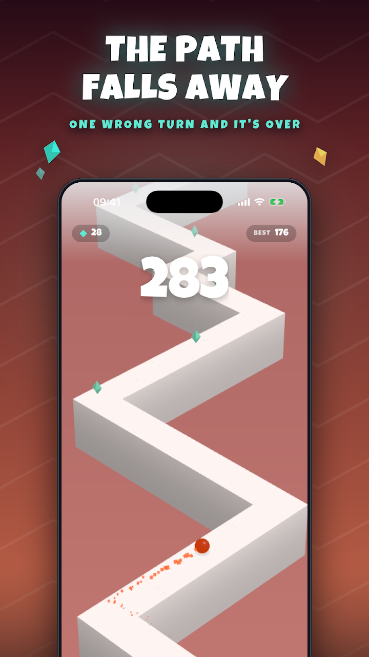 Zigg: Zigzag Ball Runner 3D screenshot