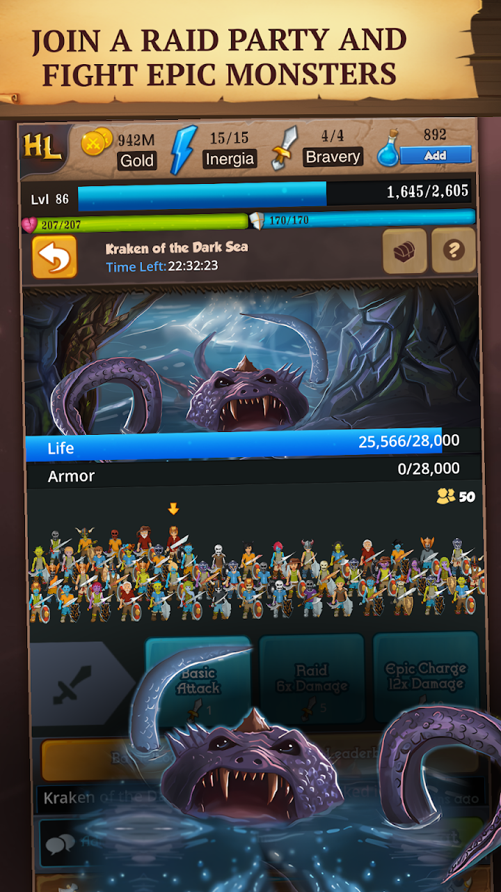 Heroic Legends screenshot